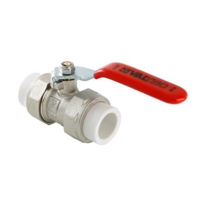 Кран латунный с PPR муфтами 20 мм (уп.10) Valtec