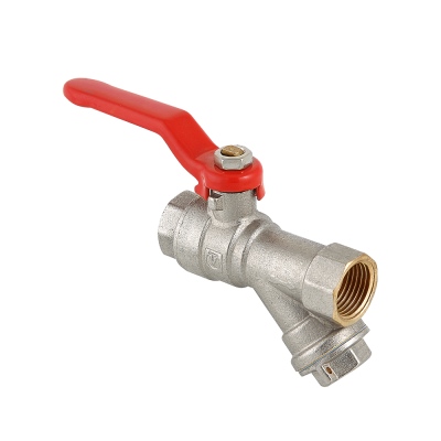 Кран шаровой со встроенным фильтром 1/2" ВН-ВН рычаг Valtec (НЕТ У ПОСТВАВЩИКА)
