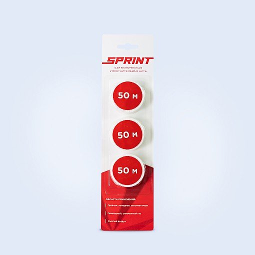 Нить SPRINT ( Набор сменных катушек для нити SPRINT 50 м набор катушек 3*50м, блистер (50 шт уп)