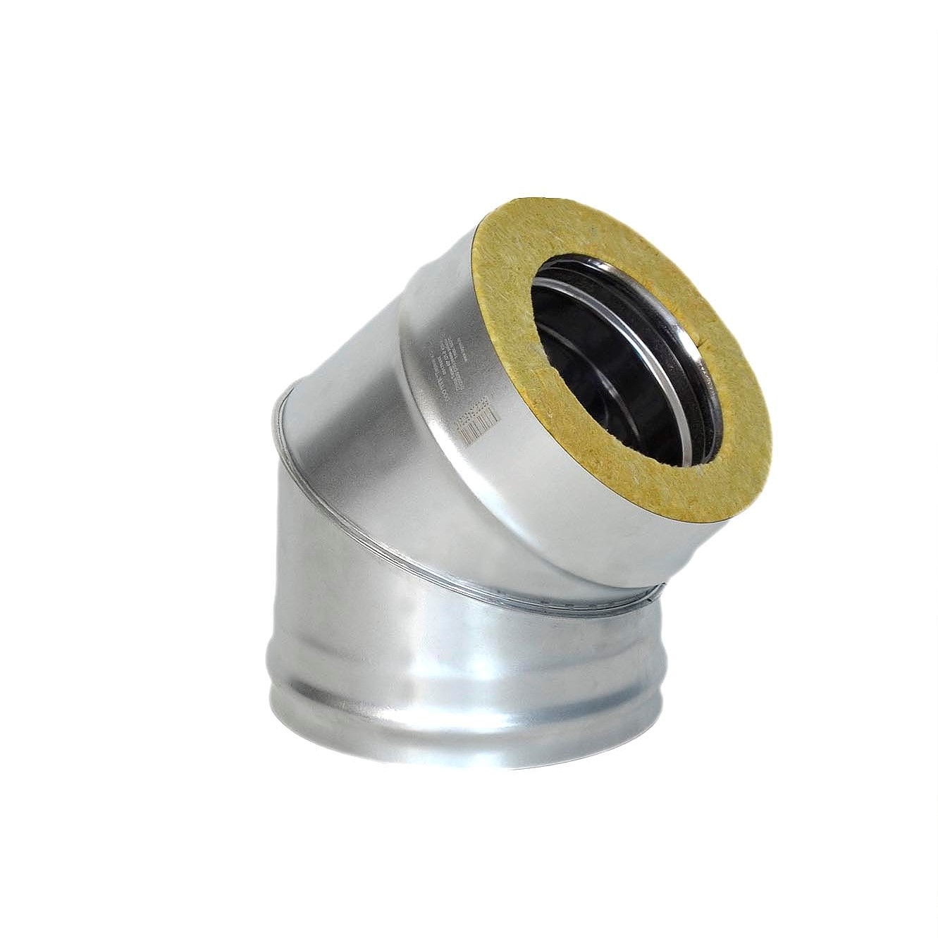 Отвод Термо ОТ-Р 45 гр. D120/200 AISI 430 (0,5 мм)/ОС (0,5 мм)ТиС