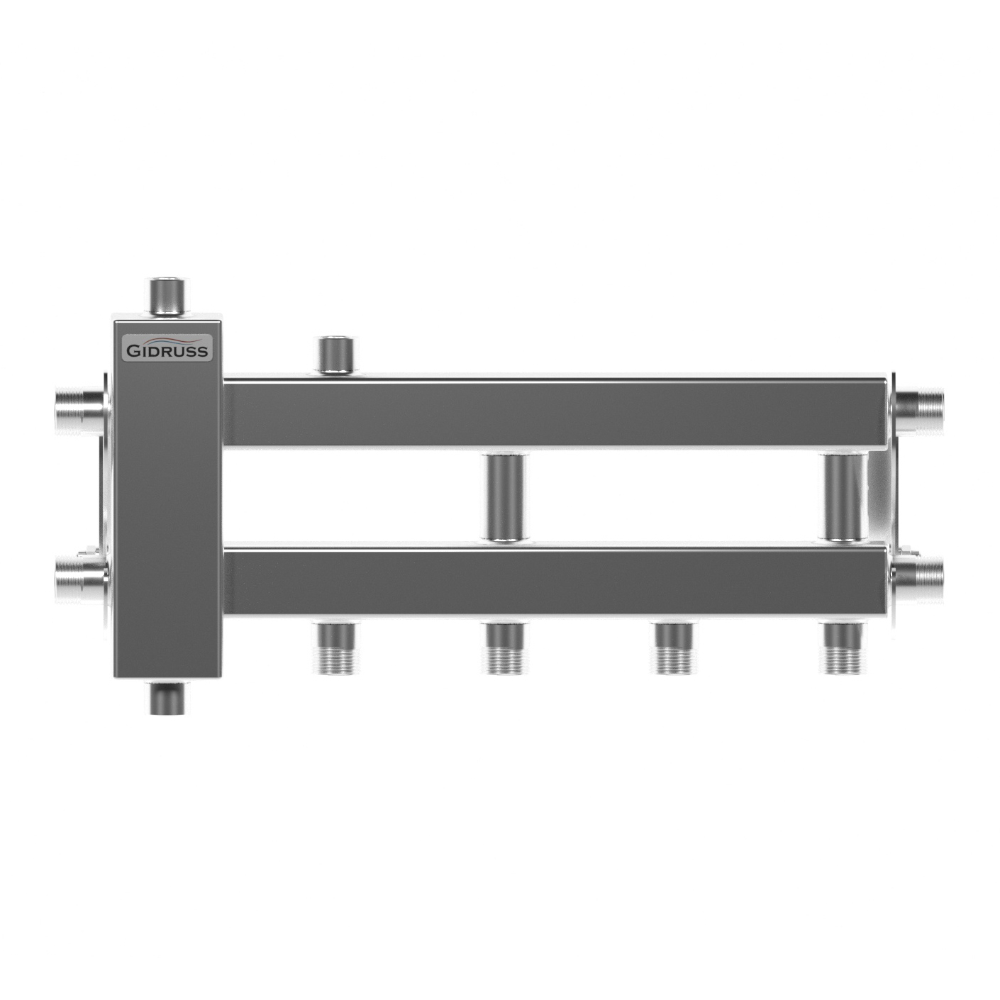 Коллектор балансировочный Gidruss BMSS-40-3D из нерж. стали
