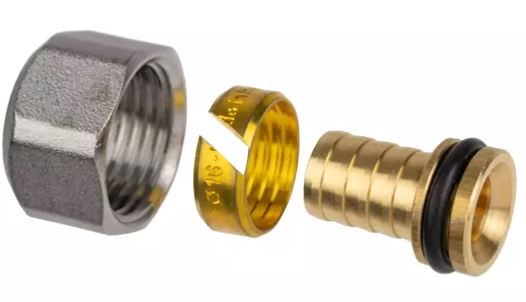 Фитинг коллекторный 16 (2,2) мм х 3/4" Евроконус для пластиковой трубы USYSTEMS