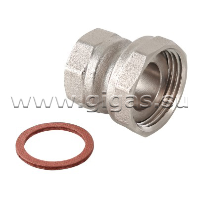 Полусгон  прямой с накидной гайкой ВН, 1"х3/4" Valtec