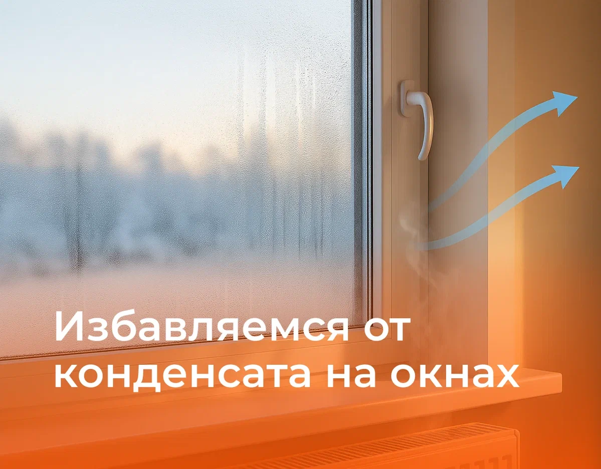 Конденсат на окнах зимой: как избавиться от сырости в доме через настройку отопления и вентиляции