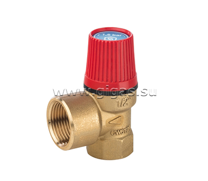 Клапан предохранительный 1/2" ВН-ВН 1,5 бар STOUT