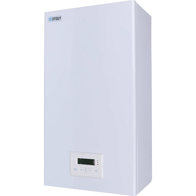 Котел Электрический 12кВТ STOUT PLUS 1к настенный 380В ( OpenTherm, Wi-Fi, Алиса)