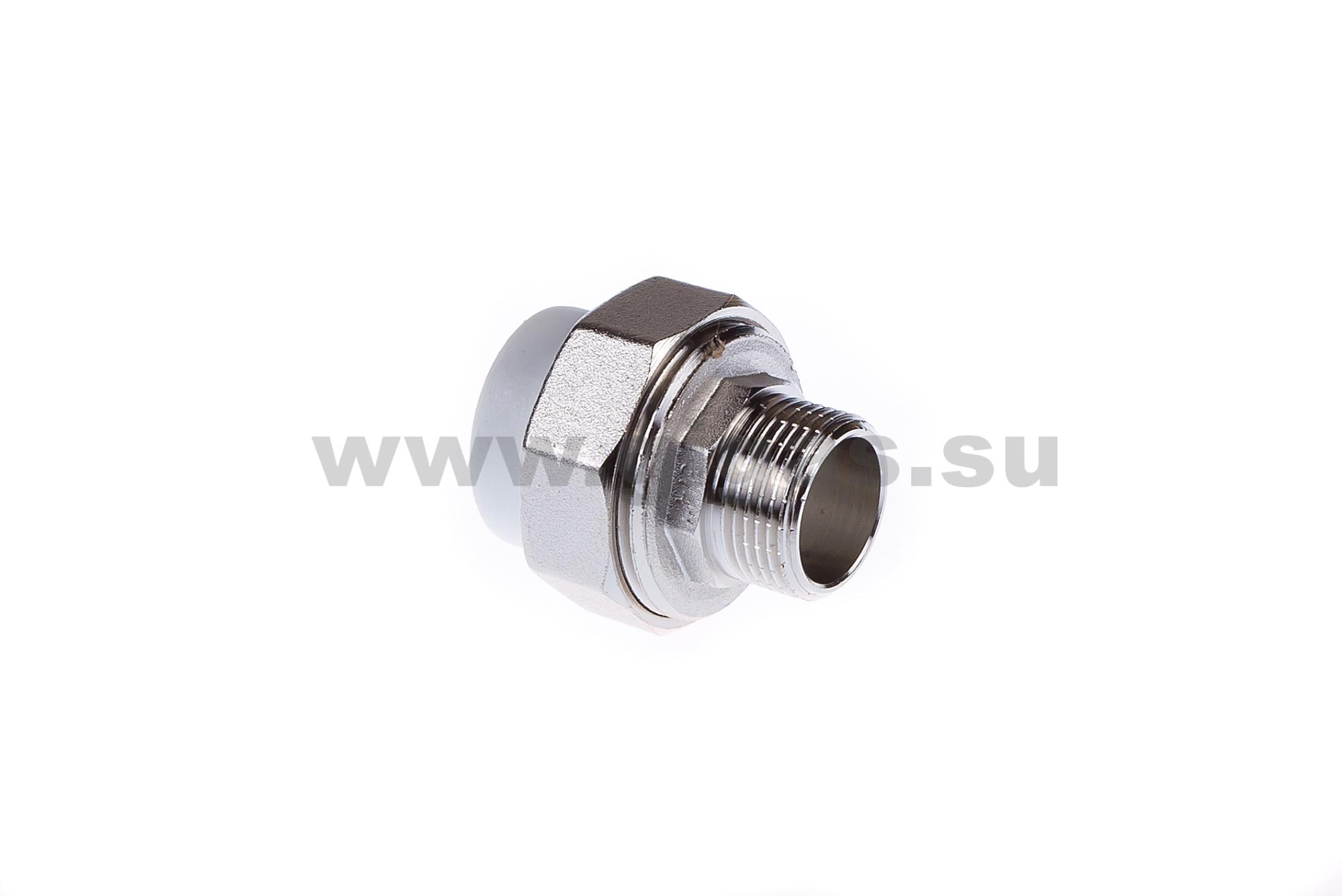 Соединитель PPR разъёмный с переходом на нар. р. 40х1 1/4" (уп.5/35) Valtec