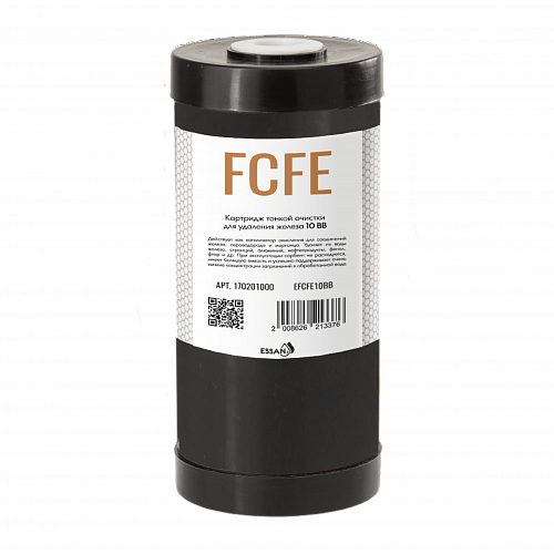 Картридж ВВ 10" удаление железа, с диоксидом марганц песка (12 шт/уп) EFCFE10BB ESSAN