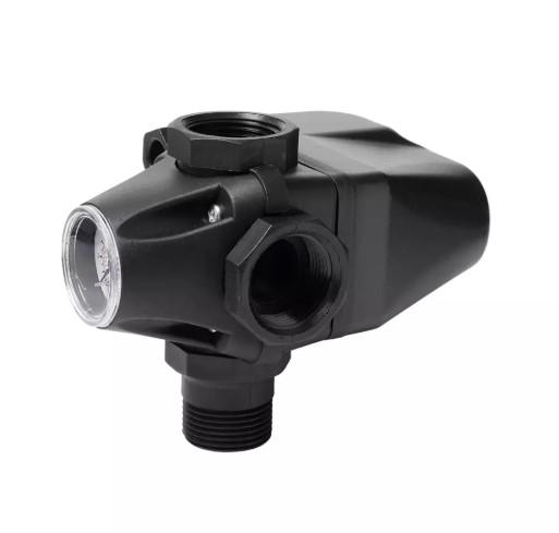 Блок контроля давления с манометром 1″, 10 бар Vieir