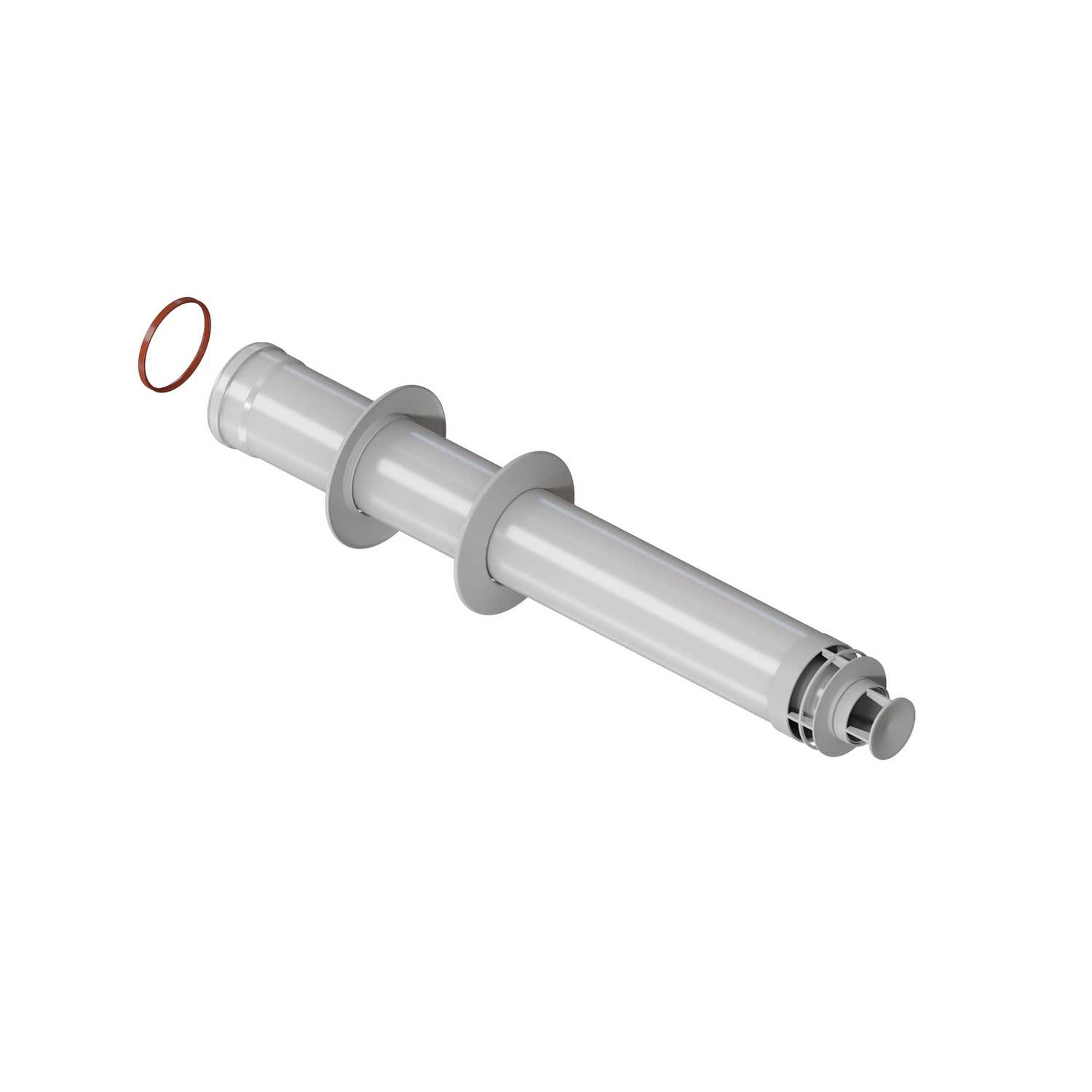 Труба с наконечником СТАНДАРТ D60/100 L770мм(рабочая длина 700мм) KRATS