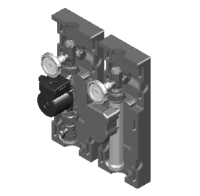 Насосная группа без насоса, контур без смесителя (Б) DN25 V-UK