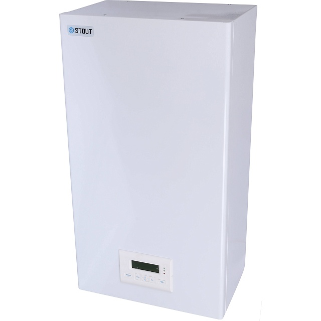 Котел Электрический 12кВТ STOUT PLUS 1к настенный 380В ( OpenTherm, Wi-Fi, Алиса)