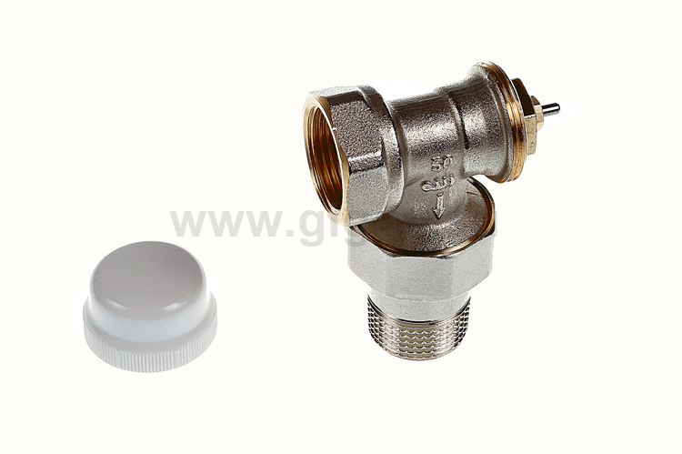 Клапан термостатический угловой 3/4" вн/нар Valtec