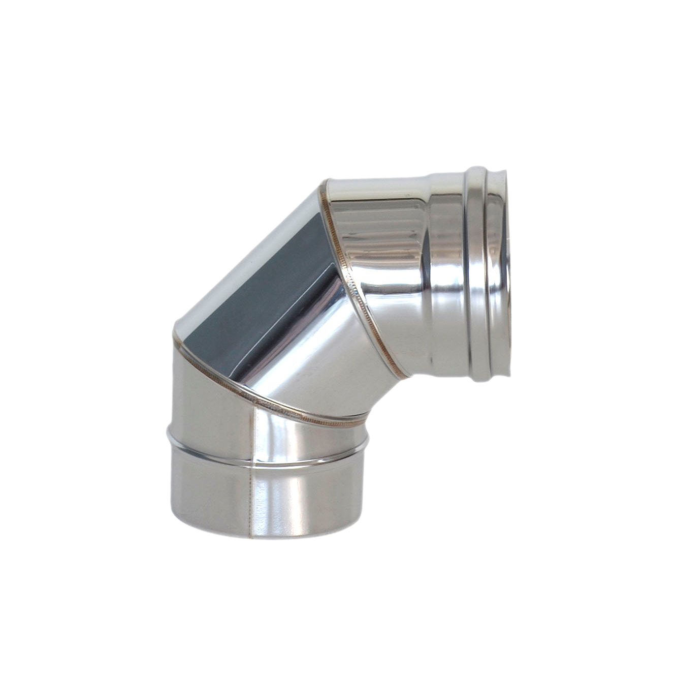 Отвод 87 гр. ОМ-Р D100 AISI 430 (0,5 мм)  3S  ТиС (уп 4)