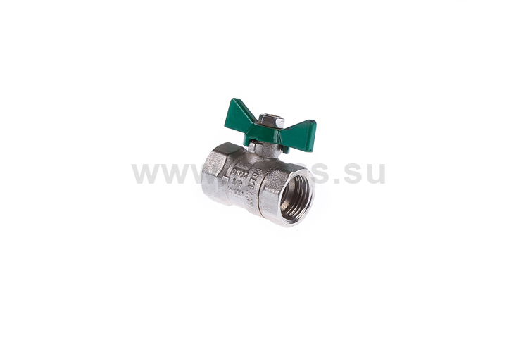 Кран шаровой 3/4" ВН-ВН бабочка COMPACT (облегченный) Valtec (уп.12/192)