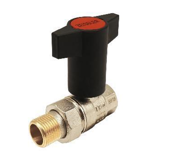 Кран шаровой с американкой 1/2'' ВН-НР бабочка (удлиненный шток) Zeissler НЕТ У ПОСТАВЩИКА