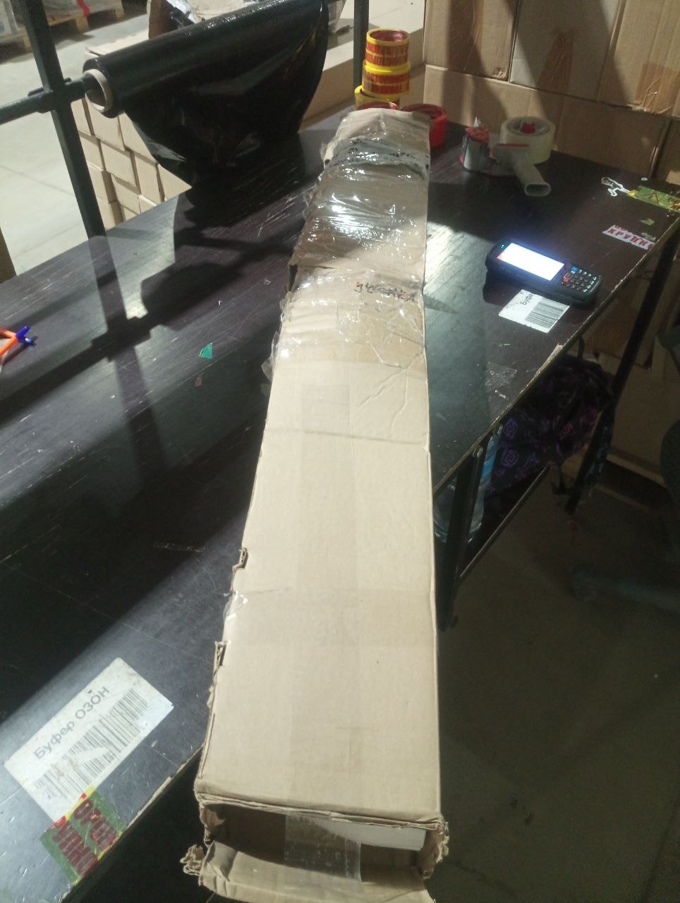 Колба Slim 10'' нерж.сталь, подкл.-1/2", кронштейн и ключ АКВАБРАЙТ УЦЕНКА 380 -некомплект