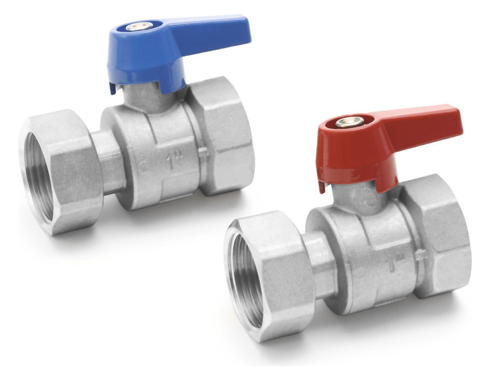 Краны для насосно-смесительного узла 1" (набор из 2-х штук) Wester