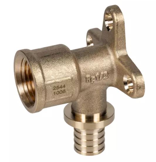 Водорозетка 16x1/2", под планку, L=43 мм USYSTEMS