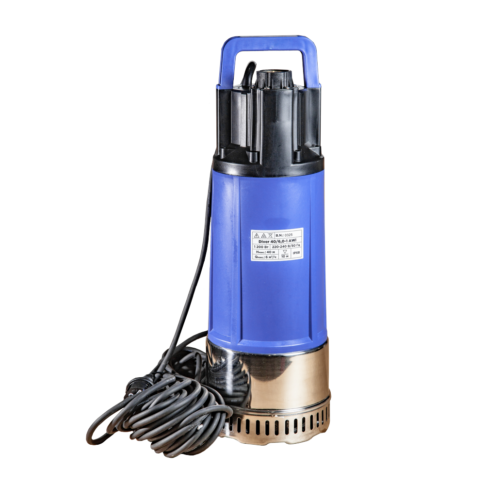 Насос погружной колодезный автоматический Diver 40/6,0-1 AWi Kromwell