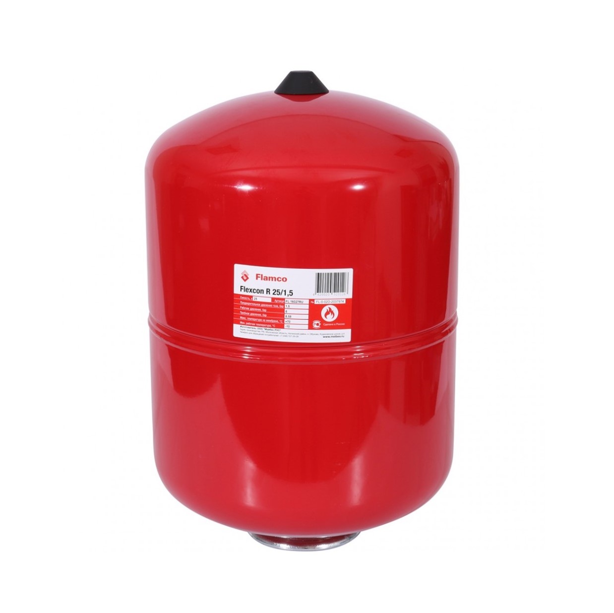 Flamco Расширительный бак теплоснабжение/холодоснабжение Flexcon R 25/1,5 - 6 bar