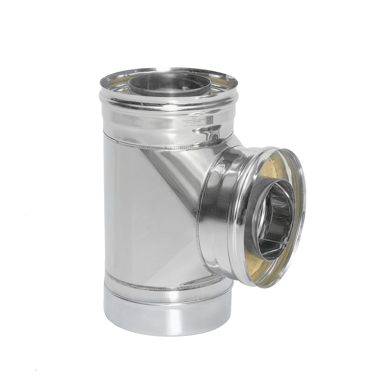 Тройник Термо 87 гр. ТРТ-Р D115/200 ФМ AISI 430 (0,8 мм)/AISI 430 (0,5 мм) ТиС