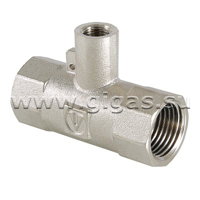 Тройник под датчик теплосчётчика, 1/2"х M10 х1" вн.-вн.-вн. Valtec