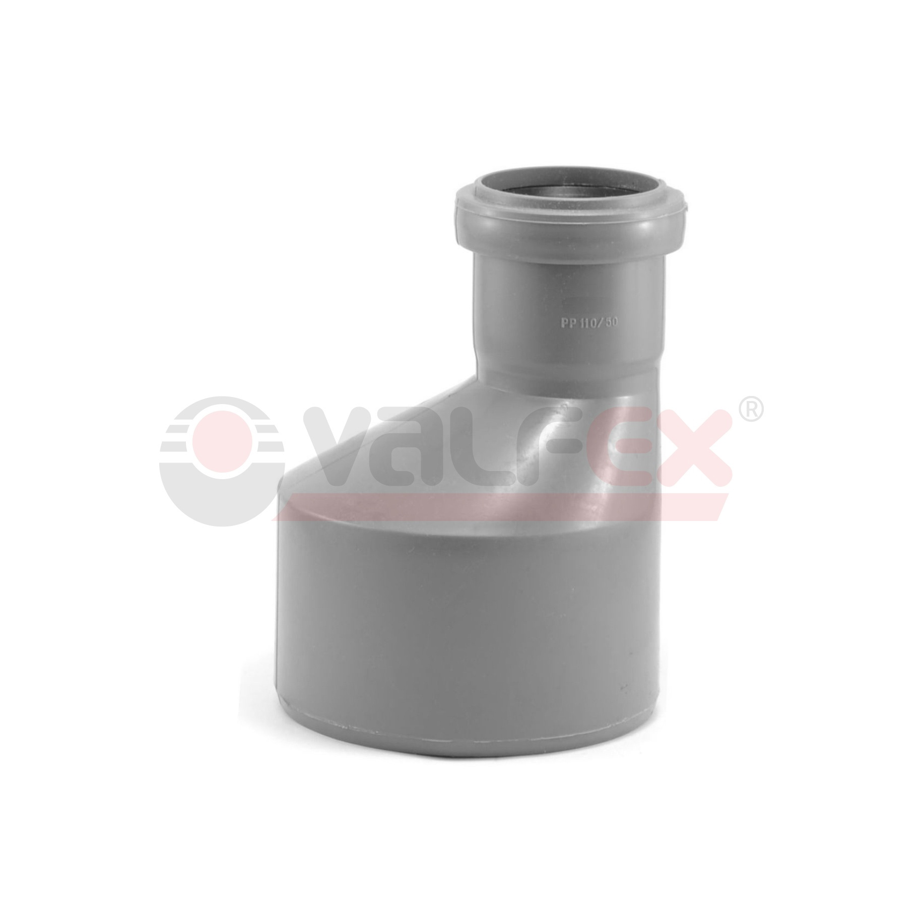 Редукция D 100/50мм короткая вн.канализ.(150) VALFEX