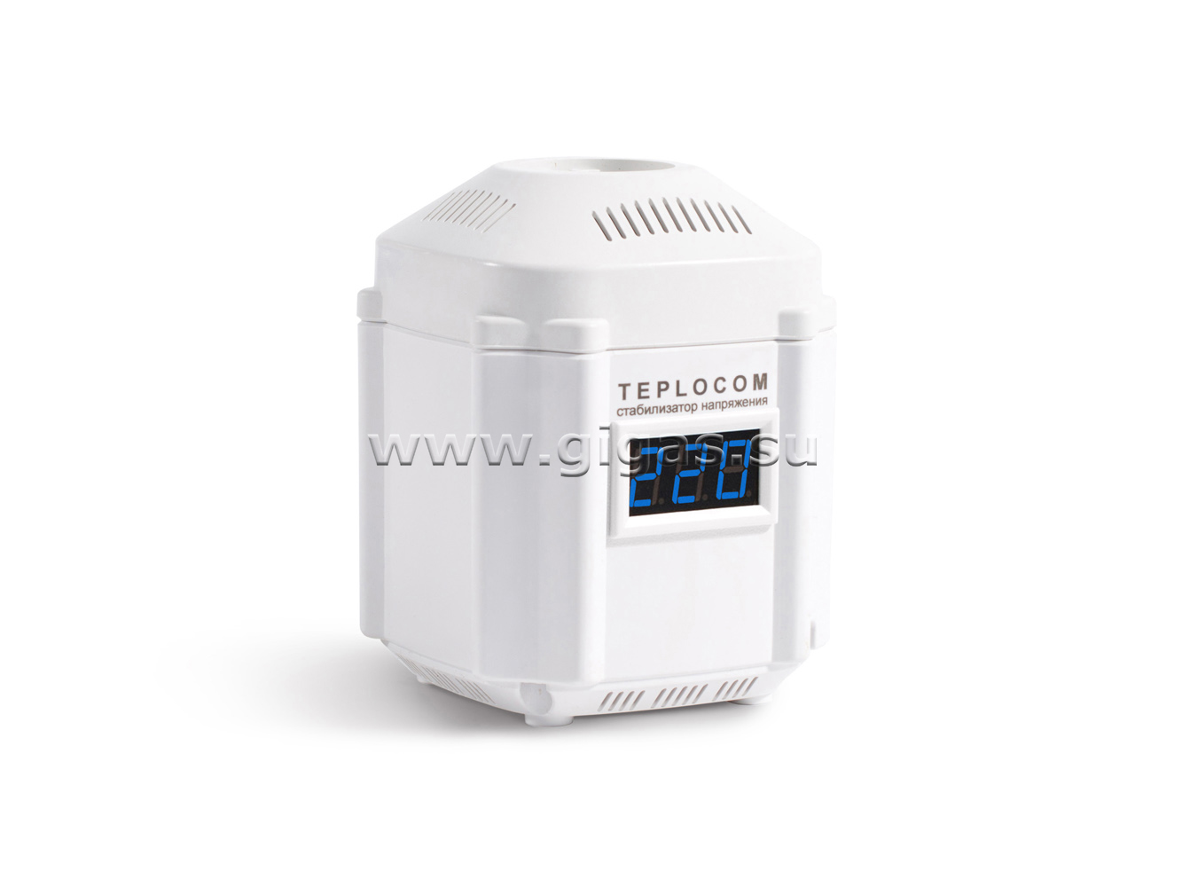 Стабилизатор напряжения Teplocom ST-222/500-И (индикация) Бастион 220 В, 222ВА, Uвх. 145-260В