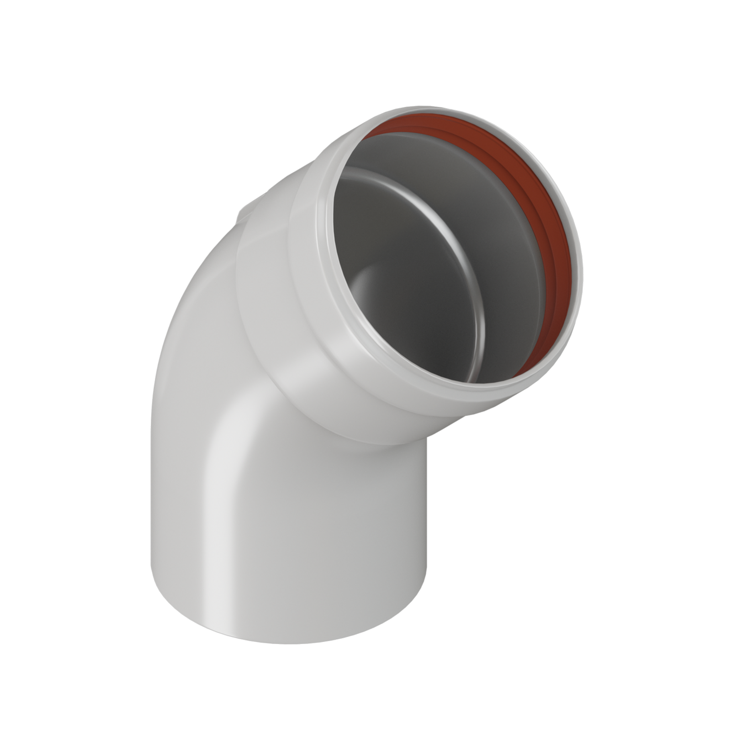 Отвод D 80 угол 45гр. M/F (мама/папа) (30 шт/уп) KRATS К аналог PK80-45