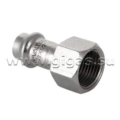 Соединитель - пресс нерж. сталь с вн. р. 22 х 3/4'' (уп.5/110)