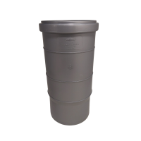 Патрубок компенсационный ПП D 110 учетверенный СИНИКОН Серый