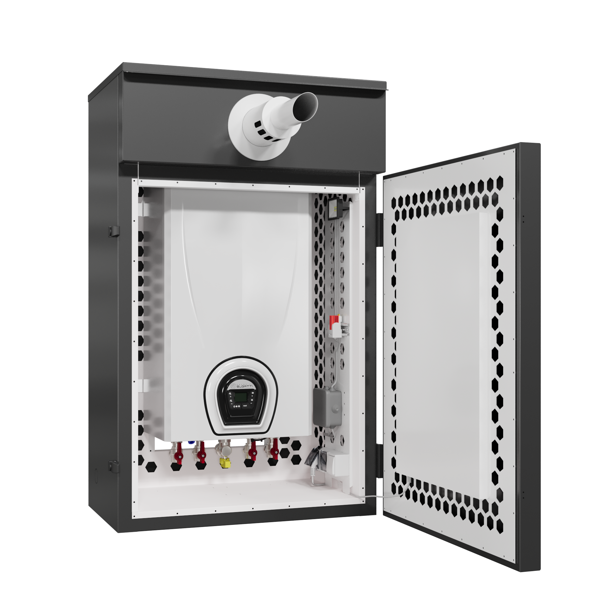 Котельная наружного размещения KRATS 24кВт 2к наст. исп (с котлом Federica Bugatti VARME 24кВт 2к )