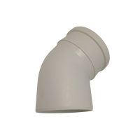 Отвод ПП D 110 45 СИНИКОН Белая Комфорт