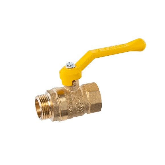 Кран шар. для газа 3/4" (20") г/ш рычаг 11б27п ГАЛЛОП (50шт/уп)