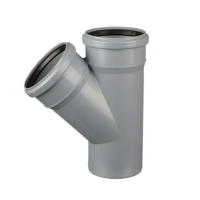 Тройник ПП D 110 110 45 СИНИКОН Серый Стандарт