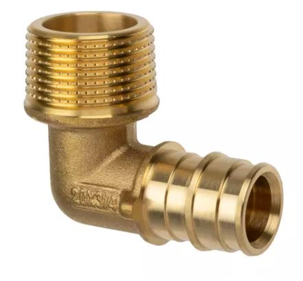 Угольник переходник с наружней резьбой СБМ 20x1/2" USYSTEMS