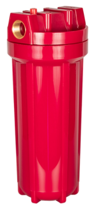 Колба Slim 10" Усиленный ПП, подк.3/4", д/горячей воды, в компл. кронштейн и ключ (уп.12) АКВАБРАЙТ