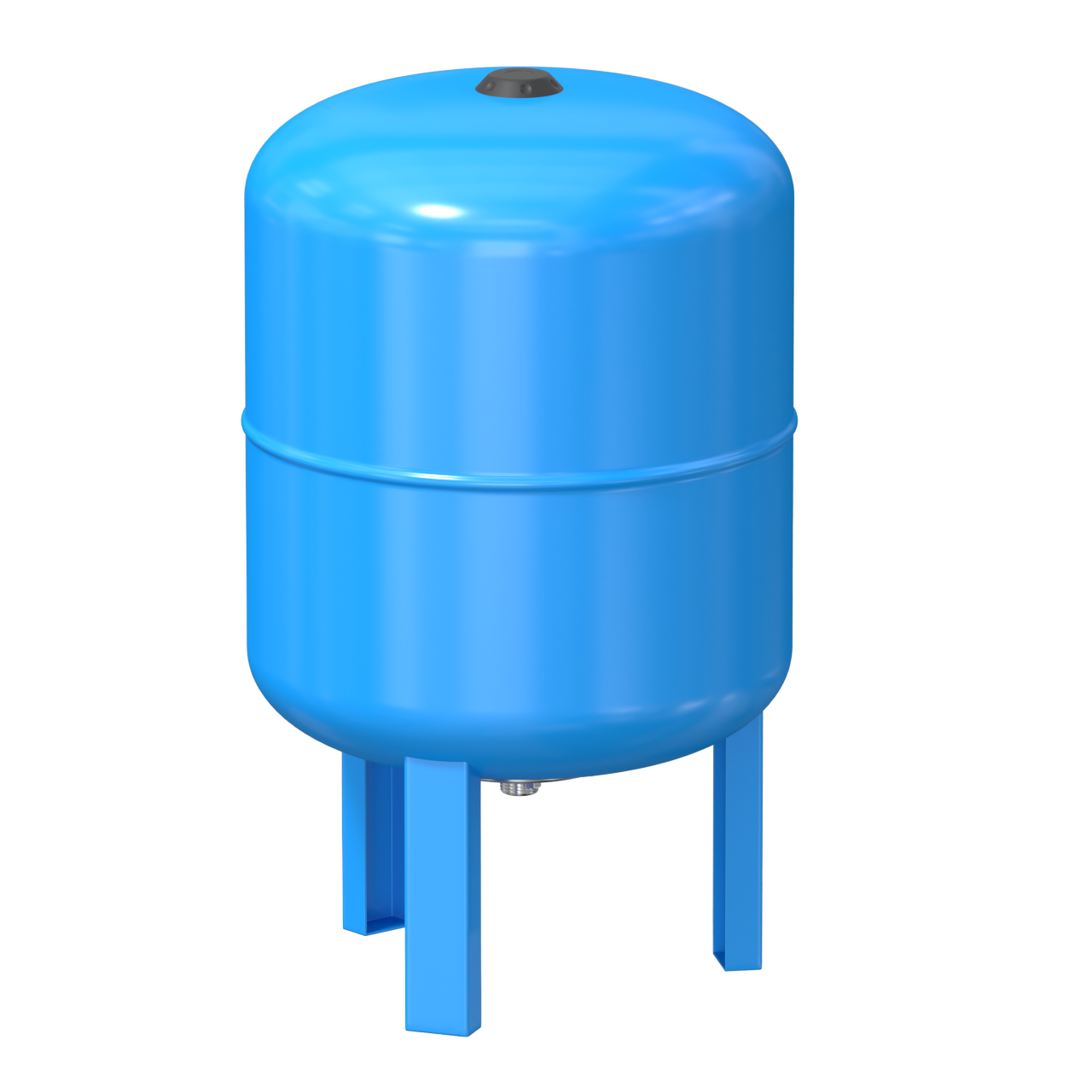 Гидроаккумулятор 80л KRATS (ножки L) вертикальный штуцер 1"