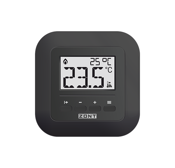 Термостат комнатный МЛ-332.black (868) ZONT черный беспроводной
