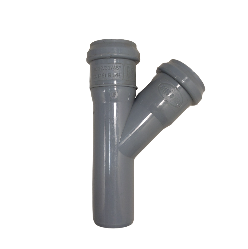 Тройник ПП D 032/032*45º СИНИКОН (50шт/упак)