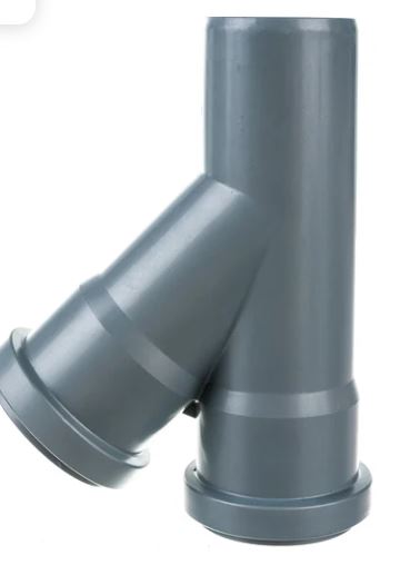 Тройник ПП D 110/050*45º Серый Lammin (45шт/упак)