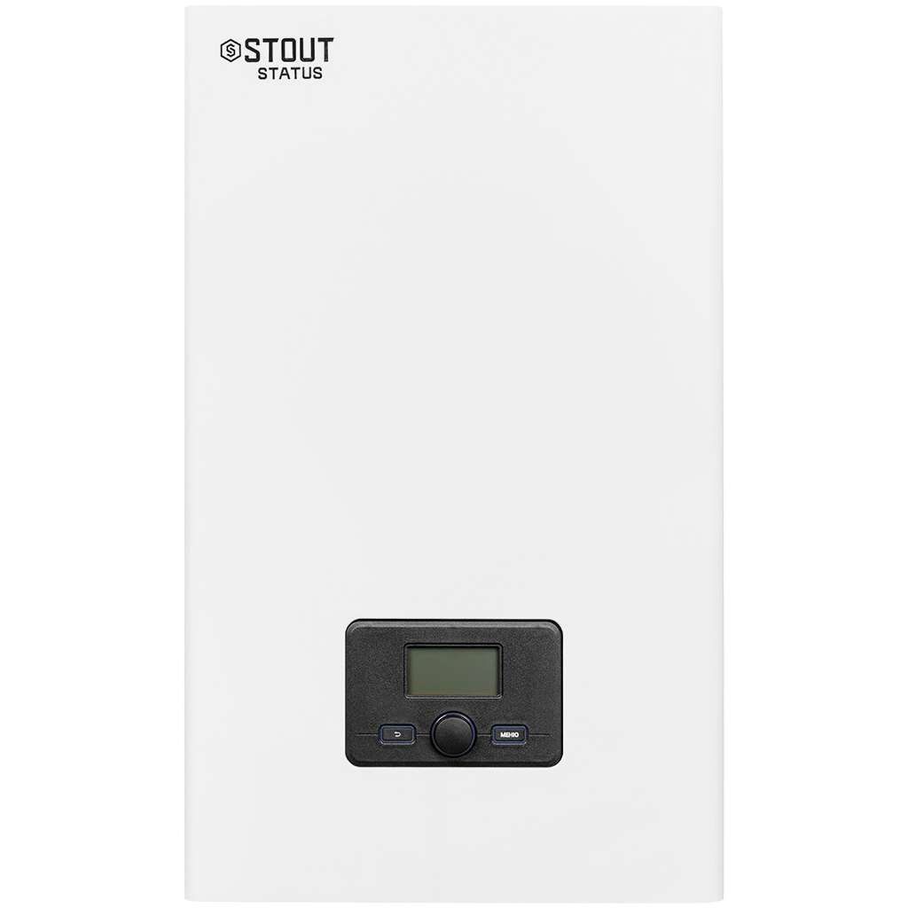 Котел Электрический 9кВТ STOUT STATUS 1к настенный 220/380В ( OpenTherm+ Wi-Fi модуль (опция)