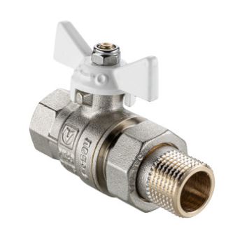 Кран шаровой с американкой 3/4" ВН-НР бабочка BASE Valtec (уп.7/84) (АНАЛОГ VT.227.N.05)