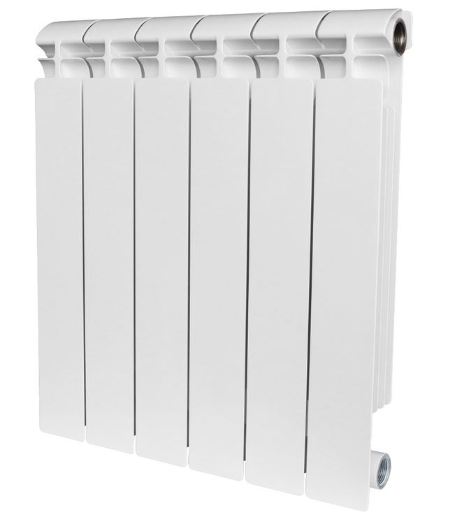Биметаллический радиатор STOUT ALPHA 500*80*10 секций бок. подкл. УЦЕНКА