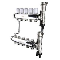 Коллекторная группа нерж.1х6 вых. Евроконус 34 VALTEC