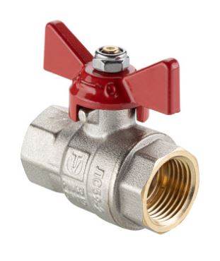Кран шаровой 3/4" ВН-ВН бабочка BASE ГОСТ Valtec (уп.14/126)