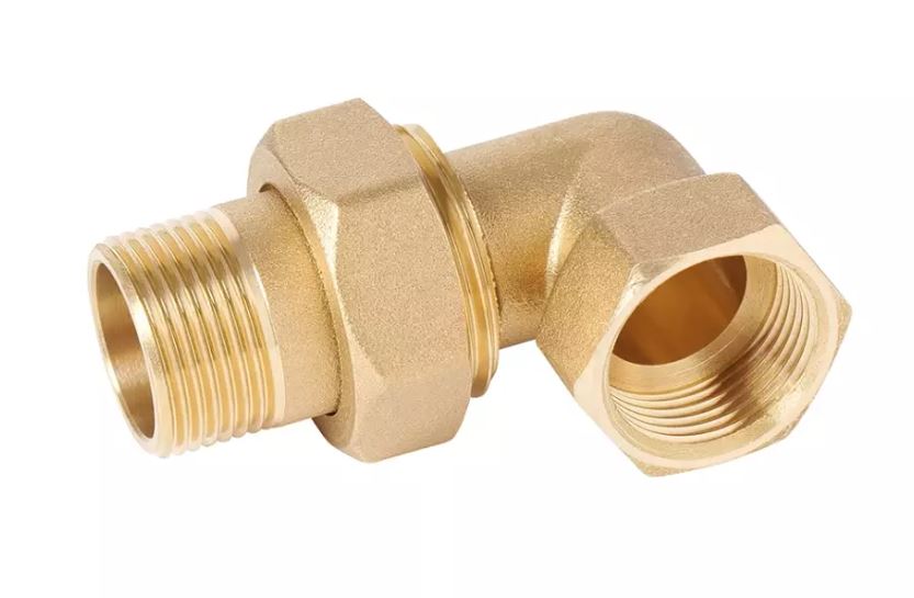 Сгон угловой (американка) 3/4" ВН-НР, жёлтый ViEiR