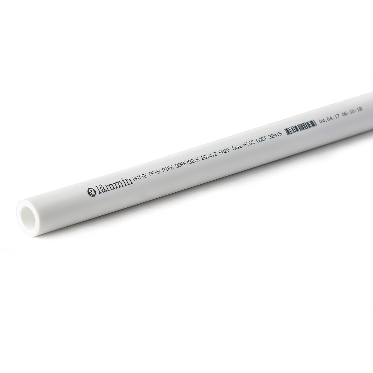 Труба LAMMIN PPR PN20 D40х6,7 4м ХВС (уп.10шт)