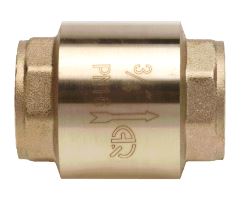 Клапан обратный с латунным сердечником 1 1/4" (уп.60/5) AQUALINK